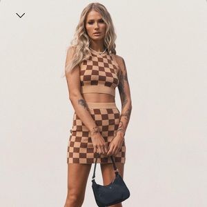 Luci Checker Brown Set